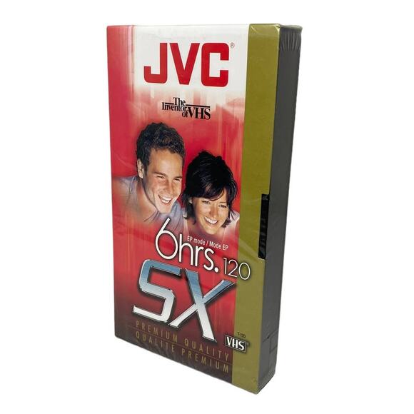 Blank VHS New Sealed TDK Premium Quality HS 8 hrs & JVC SX 6 hrs - 5 Total - Picture 4 of 6